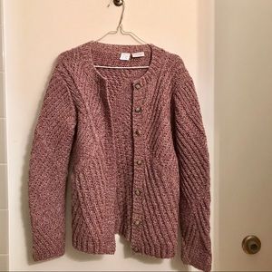 Cute Magenta cardigan sz m